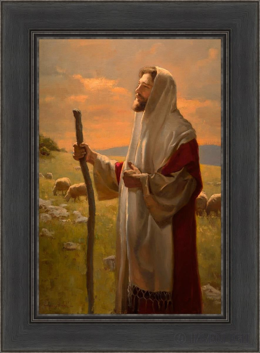 The Good Shepherd Open Edition Canvas / 16 X 24 Black 22 1/2 30 Art
