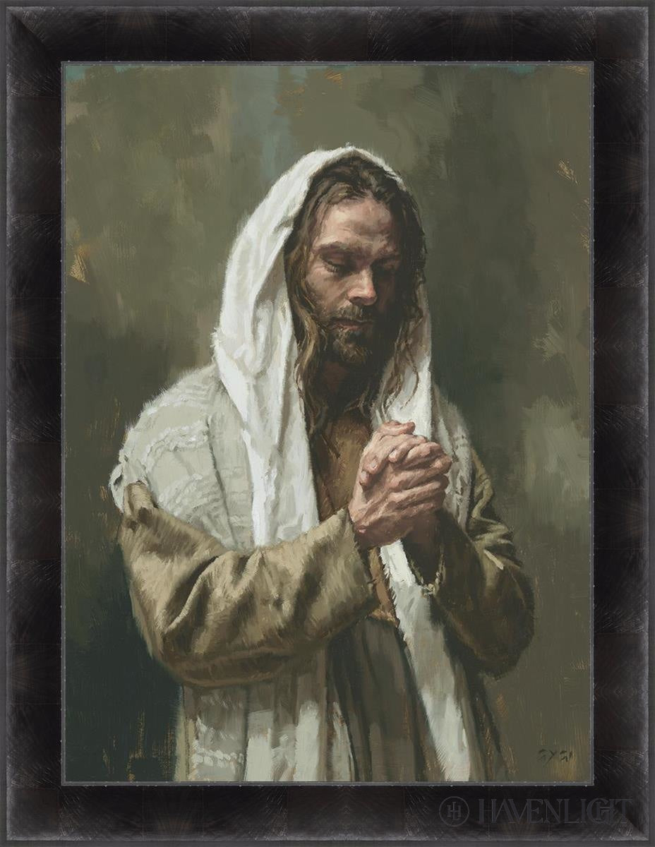 The Lords Prayer Open Edition Canvas / 33 X 45 Dark Olive 41 53 Art