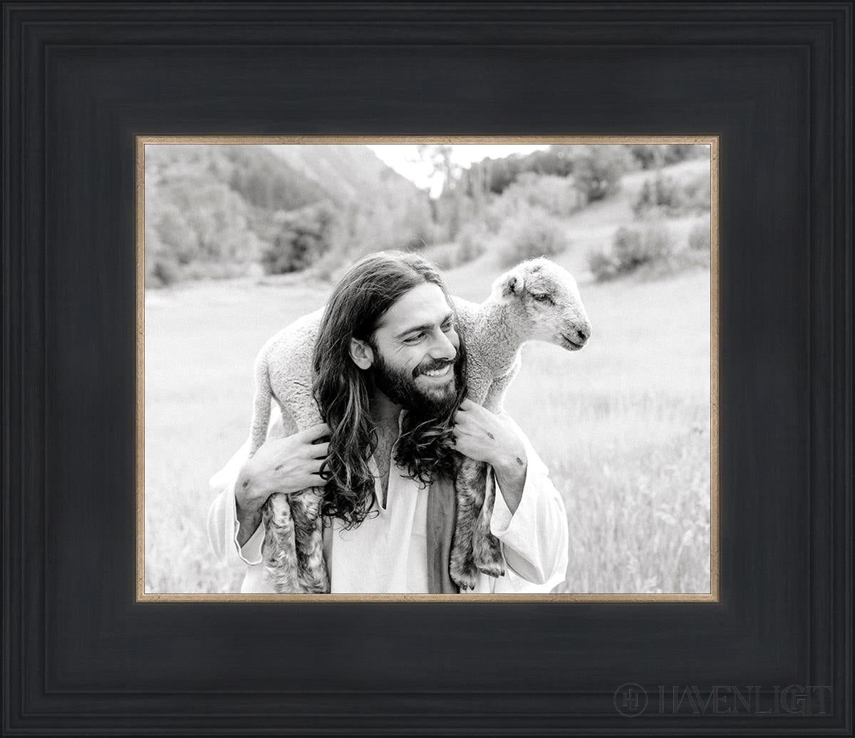 The Shepherd Open Edition Print / 10 X 8 Black 14 3/4 12 Art
