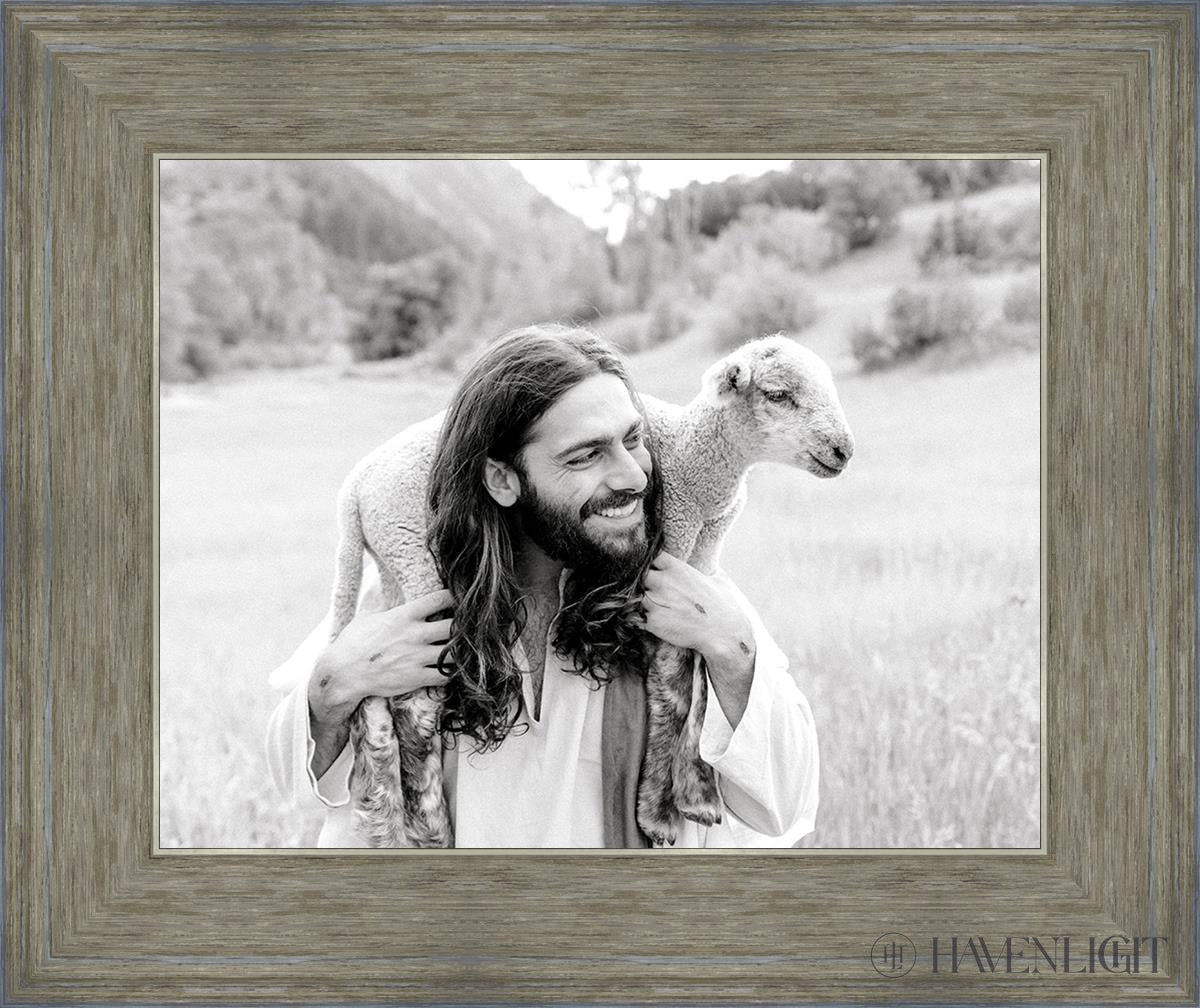 The Shepherd Open Edition Print / 14 X 11 Gray 18 3/4 15 Art
