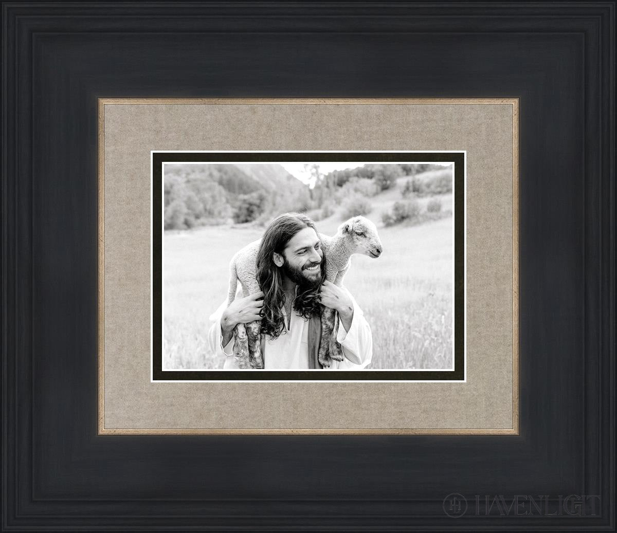The Shepherd Open Edition Print / 7 X 5 Black 14 3/4 12 Art