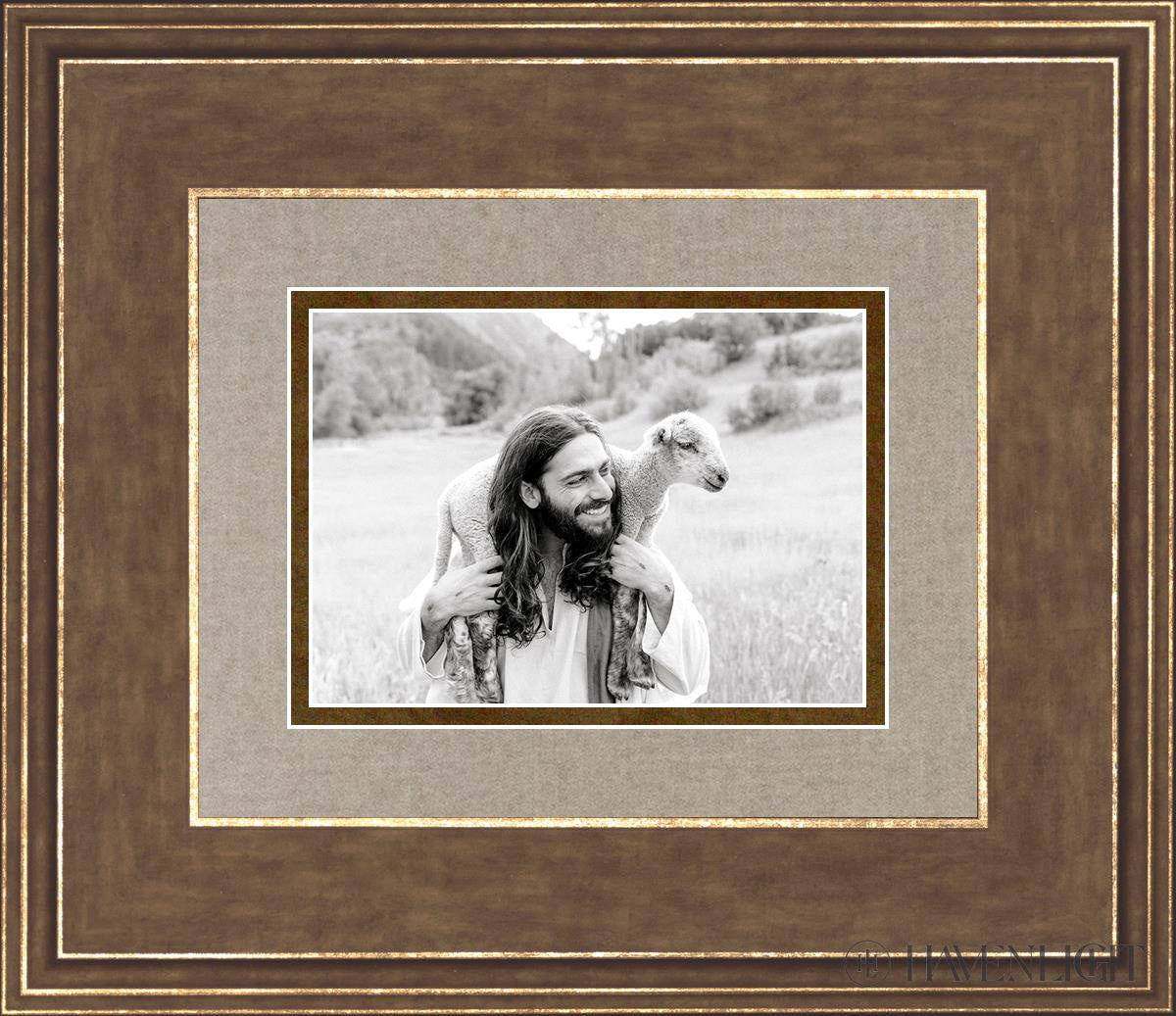The Shepherd Open Edition Print / 7 X 5 Gold 14 3/4 12 Art