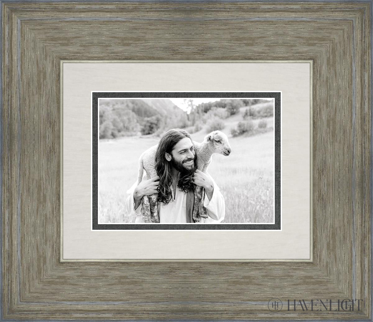 The Shepherd Open Edition Print / 7 X 5 Gray 14 3/4 12 Art