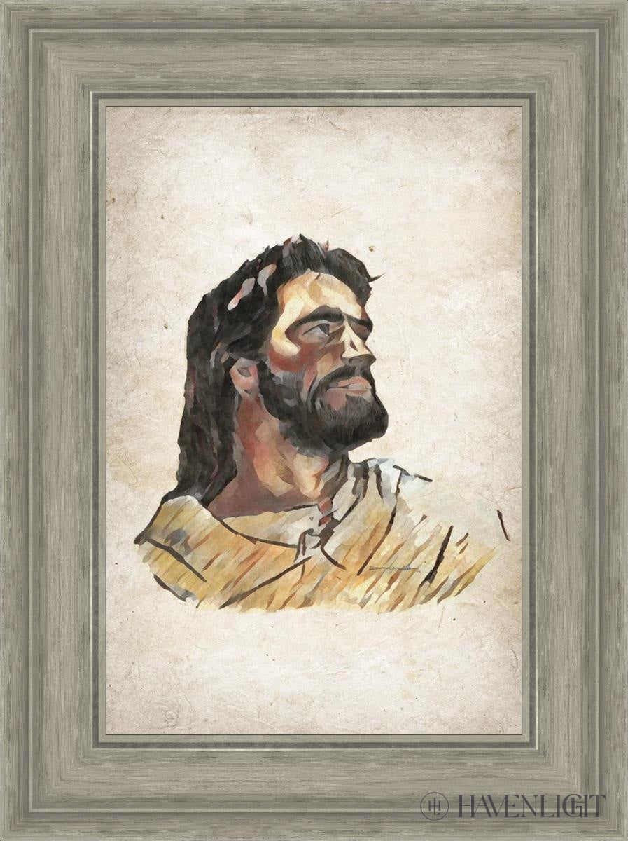 The Strength Of Christ Open Edition Canvas / 12 X 18 Gray 17 3/4 23 Art