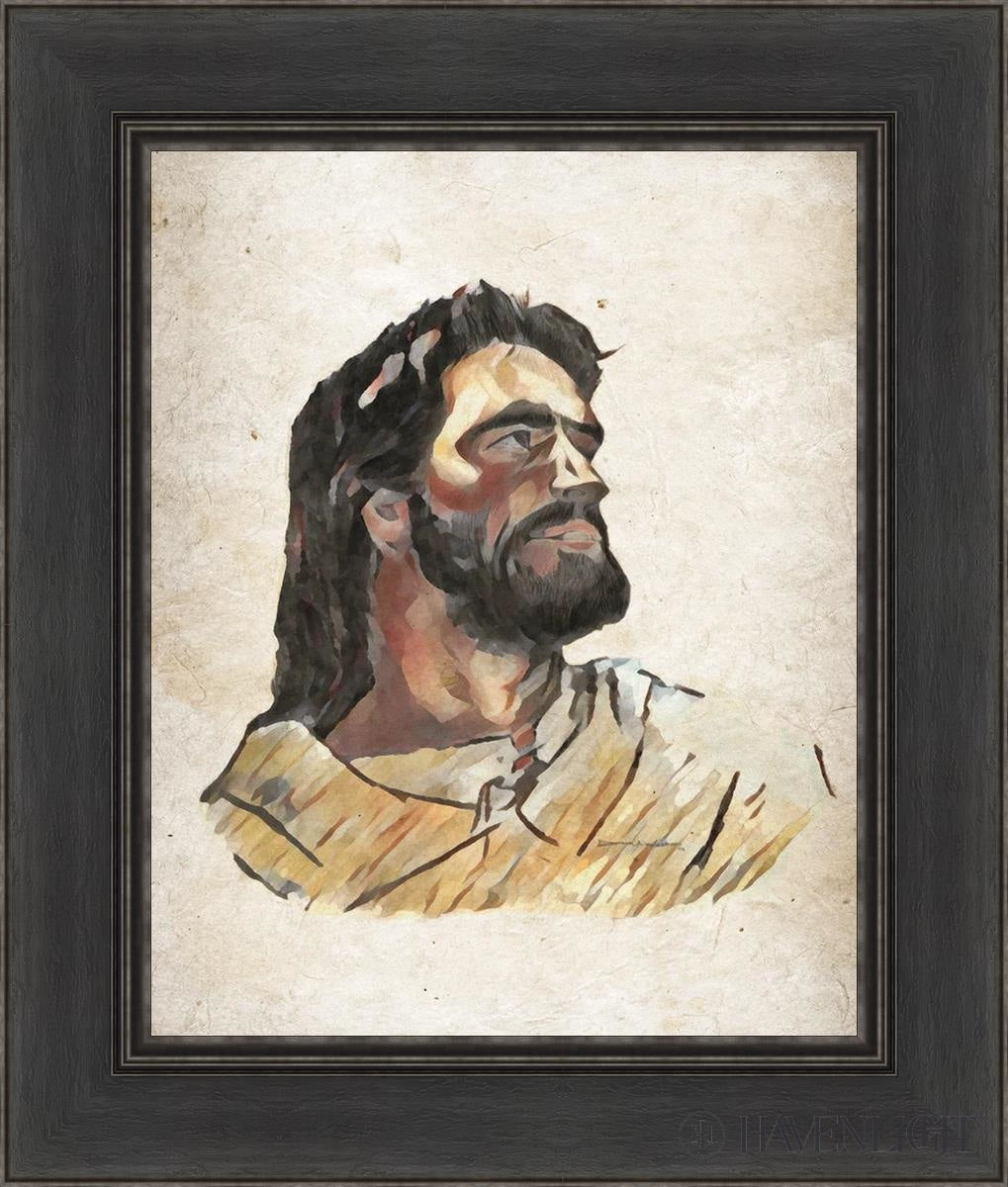 The Strength Of Christ Open Edition Print / 16 X 20 Black 22 1/2 26 Art