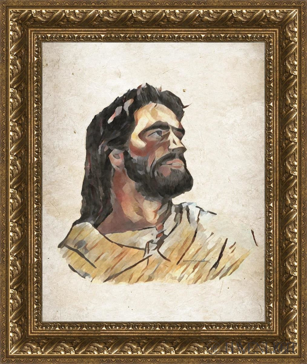 The Strength Of Christ Open Edition Print / 16 X 20 Gold 21 3/4 25 Art