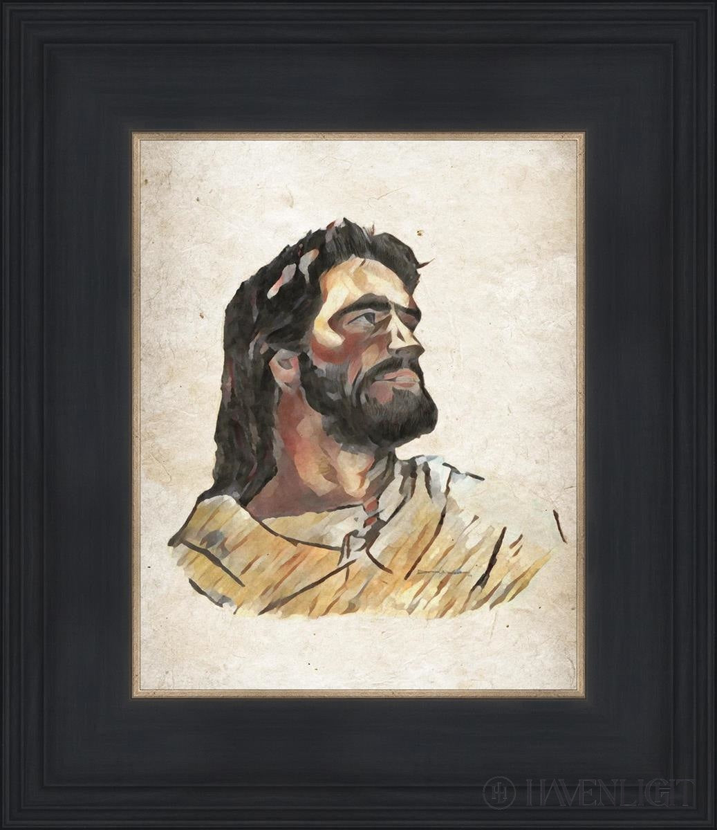 The Strength Of Christ Open Edition Print / 8 X 10 Black 12 3/4 14 Art