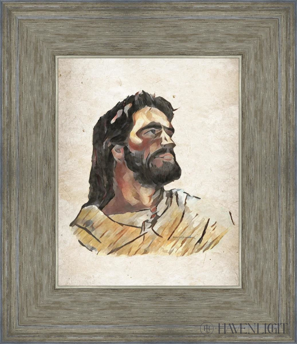 The Strength Of Christ Open Edition Print / 8 X 10 Gray 12 3/4 14 Art