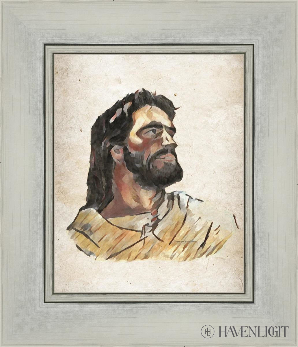 The Strength Of Christ Open Edition Print / 8 X 10 Silver 12 1/4 14 Art