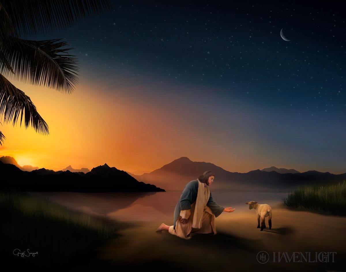 Time With The Lamb Open Edition Print / 14 X 11 Only Art