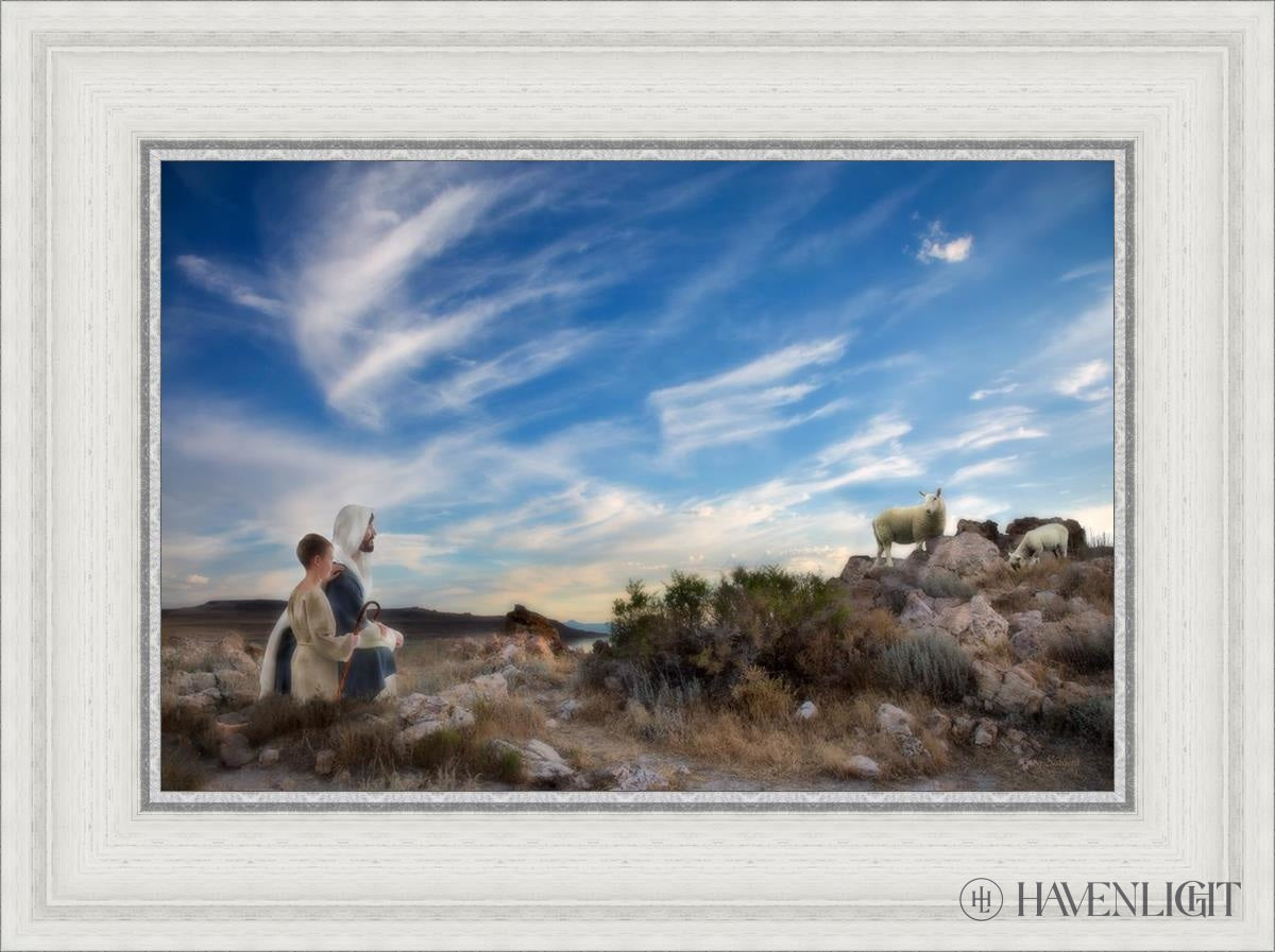 Training The Young Shepherd Open Edition Canvas / 18 X 12 White 23 3/4 17 Art