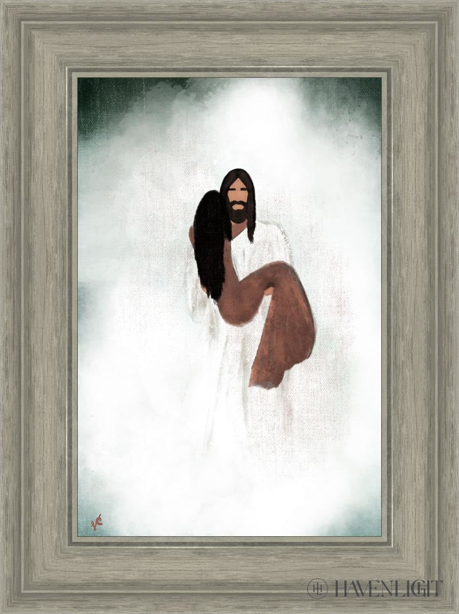 Walk You Through The Storm Open Edition Canvas / 12 X 18 Gray 17 3/4 23 Art