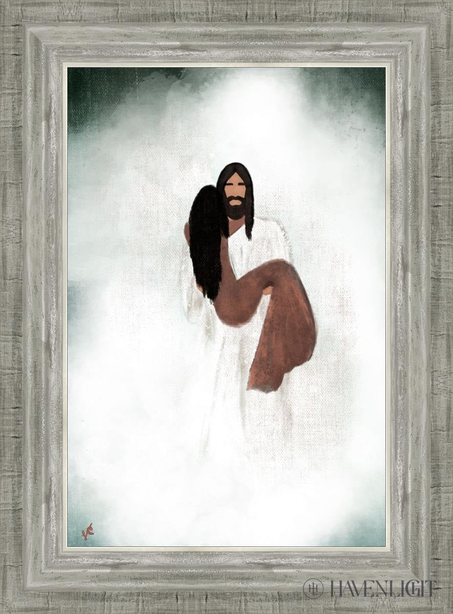 Walk You Through The Storm Open Edition Canvas / 12 X 18 Silver 16 3/4 22 Art