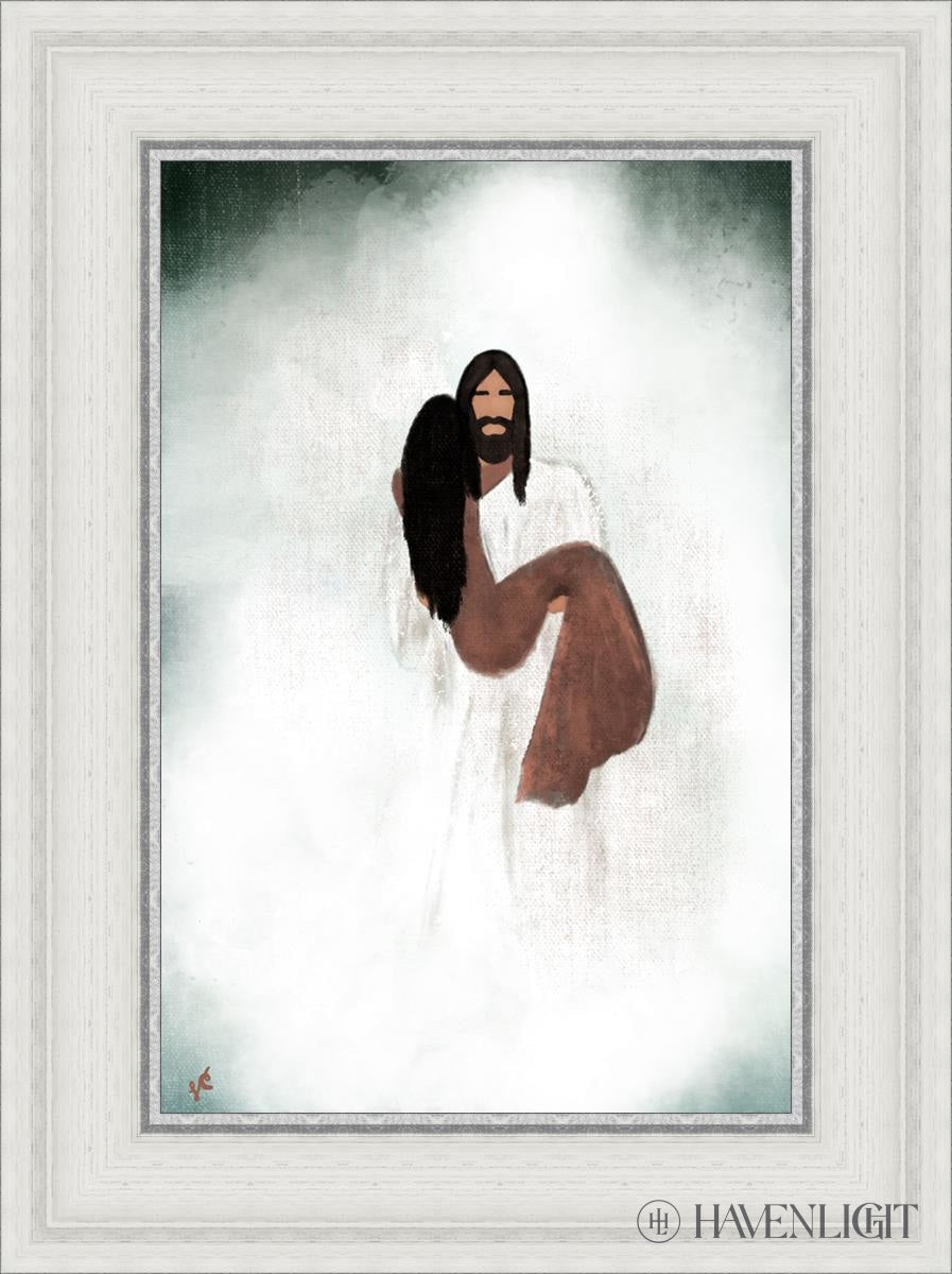 Walk You Through The Storm Open Edition Canvas / 12 X 18 White 17 3/4 23 Art