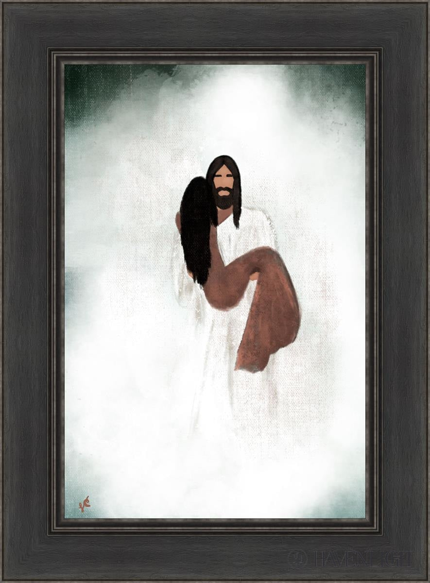 Walk You Through The Storm Open Edition Canvas / 16 X 24 Black 22 1/2 30 Art