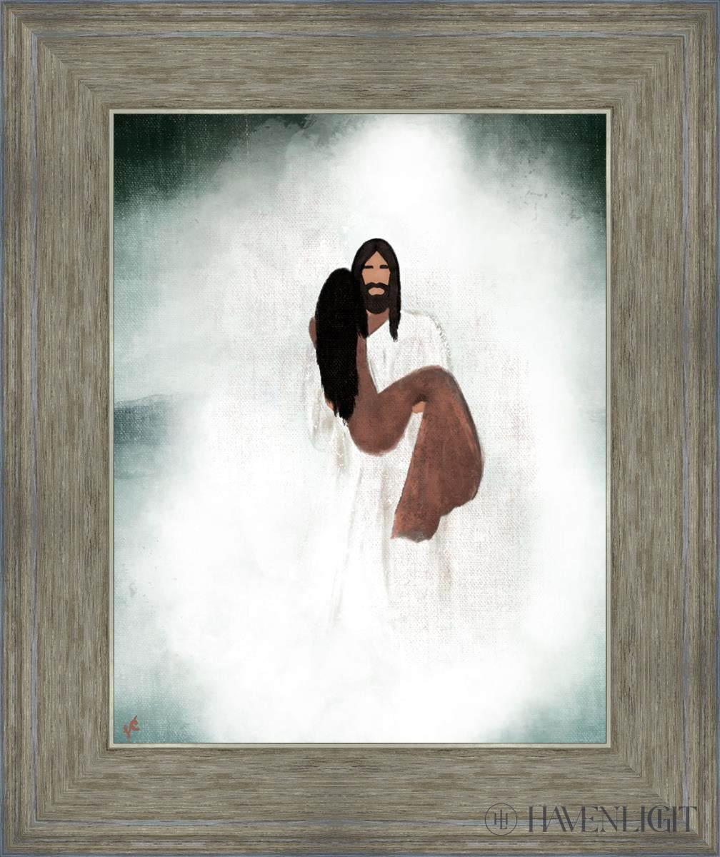 Walk You Through The Storm Open Edition Print / 11 X 14 Gray 15 3/4 18 Art