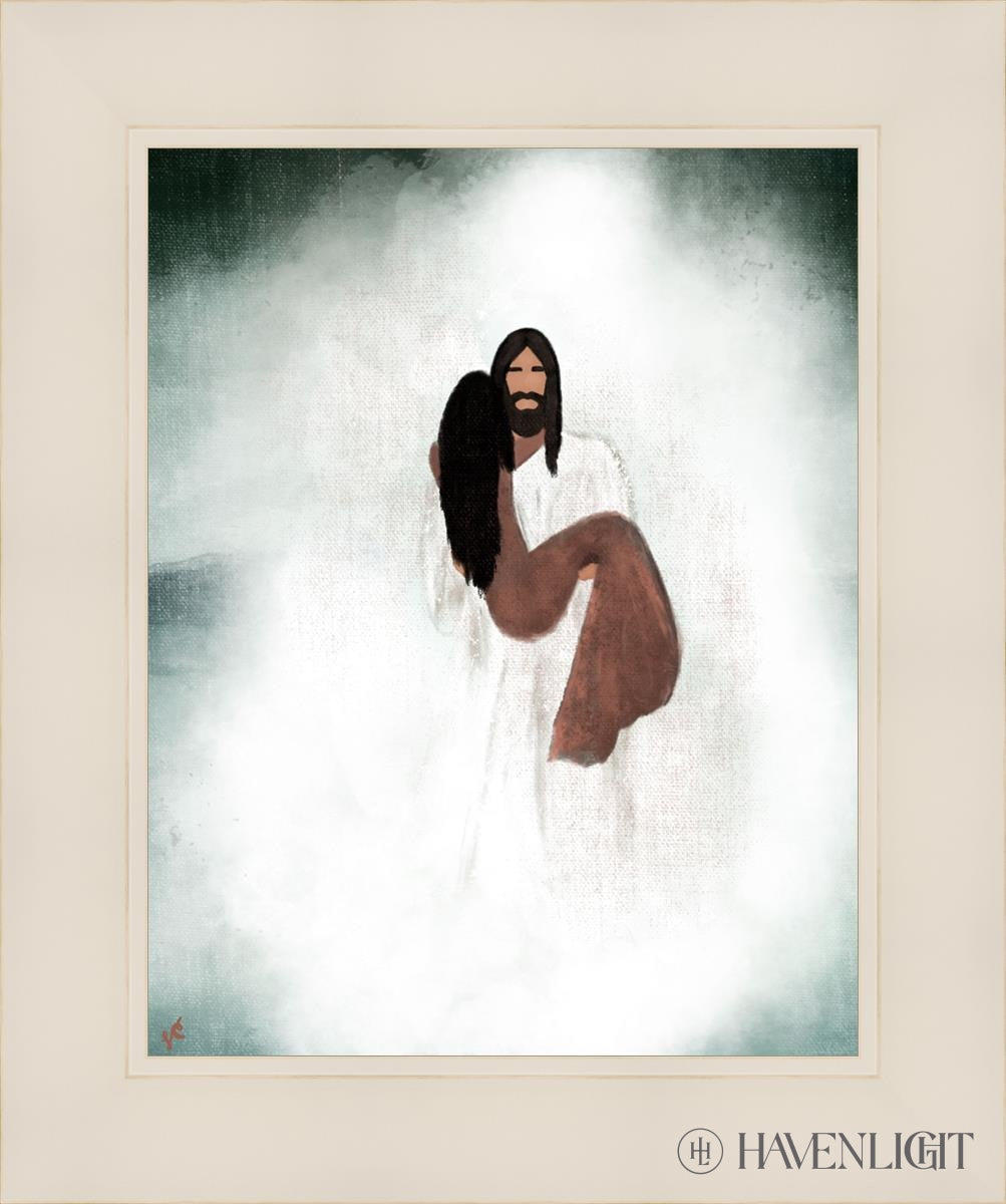 Walk You Through The Storm Open Edition Print / 11 X 14 White 15 1/4 18 Art