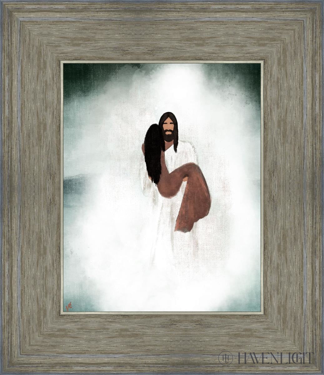 Walk You Through The Storm Open Edition Print / 8 X 10 Gray 12 3/4 14 Art