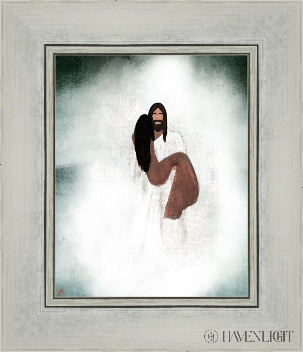 Walk You Through The Storm Open Edition Print / 8 X 10 Silver 12 1/4 14 Art