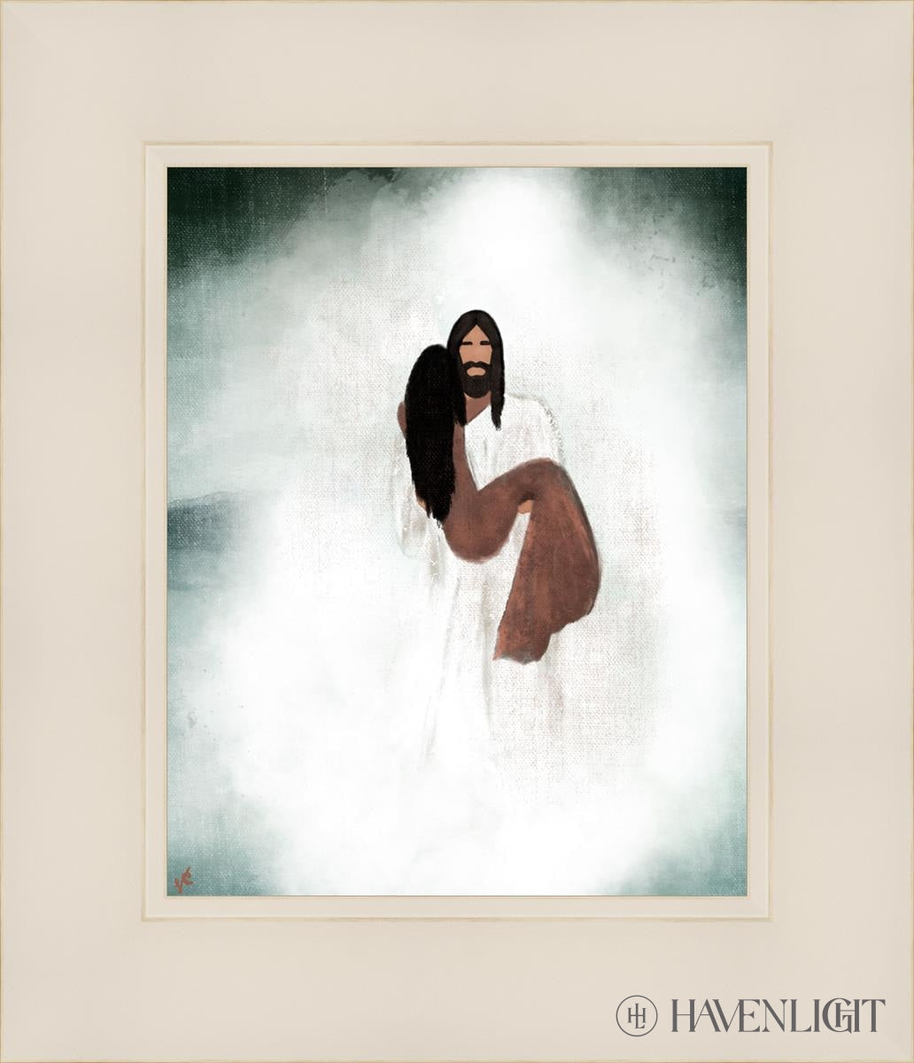 Walk You Through The Storm Open Edition Print / 8 X 10 White 12 1/4 14 Art