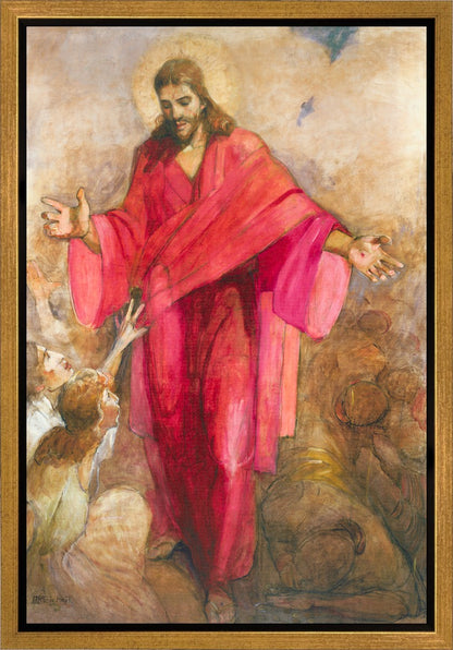 Christ In A Red Robe Gallery Wrap