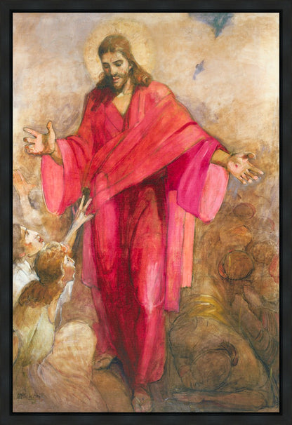Christ In A Red Robe Gallery Wrap