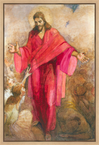 Christ In A Red Robe Gallery Wrap