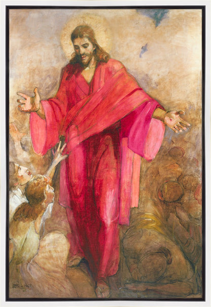 Christ In A Red Robe Gallery Wrap