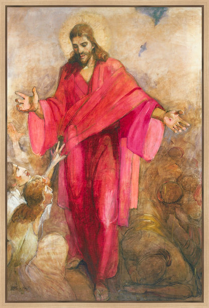 Christ In A Red Robe Gallery Wrap