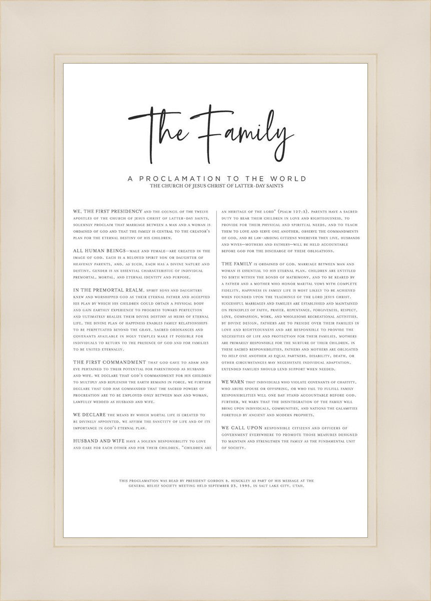 The Proclamation To The Family