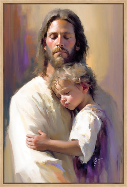 Safely in His Arms Gallery Wrap