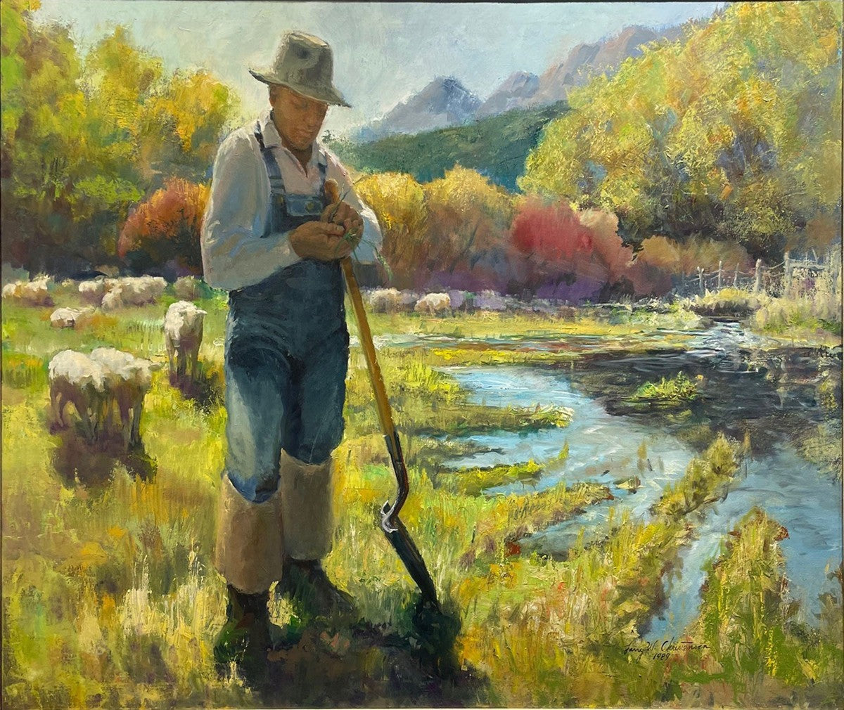 Watering the Pasture, The Good Seed Original Artwork