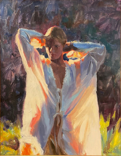 Girl in Late Summer Original Artwork