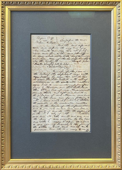 Abraham Lincoln, Pleading - Signed Three Times by Abraham Lincoln