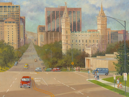 Salt Lake Temple Original Artwork