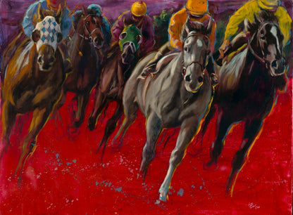 Derby Race Original Artwork