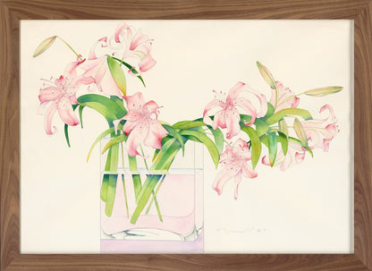 Magazine Lilies Original Artwork