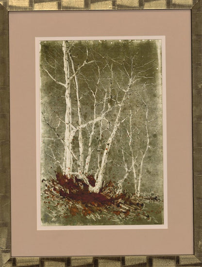 Birch Trees Original Artwork