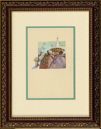 Russians in Snow Original Artwork