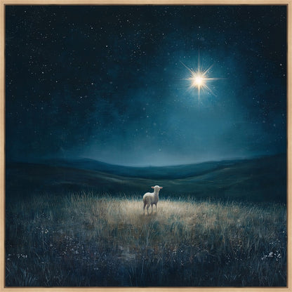 Star of Bethlehem Large Wall Art Gallery Wrap