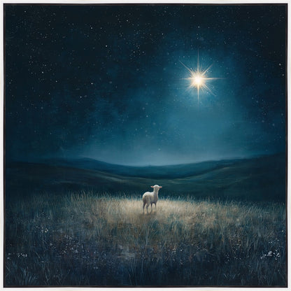Star of Bethlehem Large Wall Art Gallery Wrap