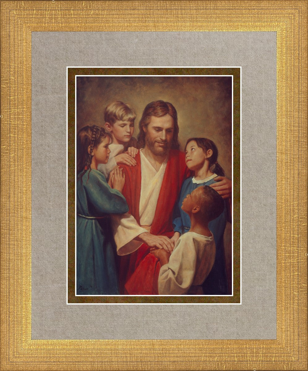 Christ And Children From Around The World