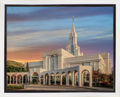 Bountiful Utah Temple A House of Truth Gallery Wrap