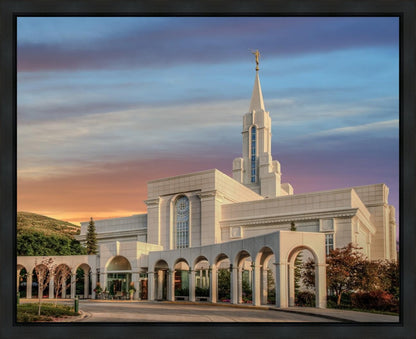 Bountiful Utah Temple A House of Truth Gallery Wrap