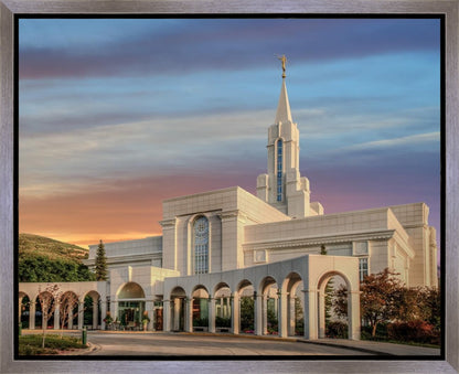 Bountiful Utah Temple A House of Truth Gallery Wrap