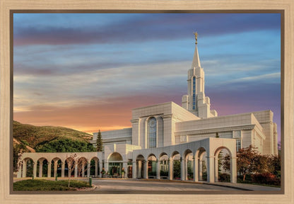 Bountiful Utah Temple A House of Truth Gallery Wrap