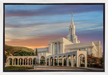 Bountiful Utah Temple A House of Truth Gallery Wrap