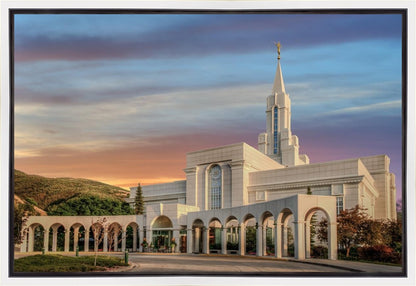 Bountiful Utah Temple A House of Truth Gallery Wrap