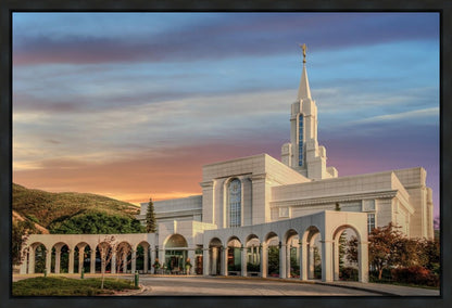 Bountiful Utah Temple A House of Truth Gallery Wrap