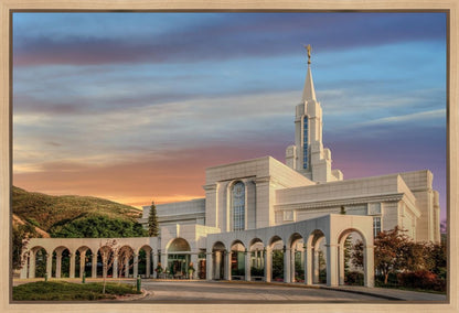 Bountiful Utah Temple A House of Truth Gallery Wrap